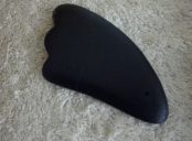 1094 Guasha schraper, bianstone 10x5,5 cm