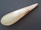 1203 Guasha schraper, hoorn naturel (groot)