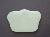1049-1 Guasha schraper, jade - Dikke schraapzijde 6 mm