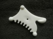 1233  Guasha schraper, micro-kristal keramiek