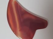 Guasha scraper, red agate